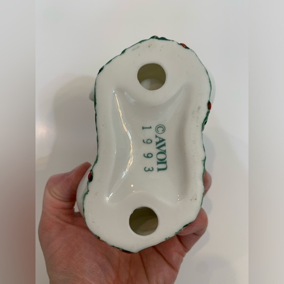 1993 Avon 2 Turtle Doves Taper Candle Holder Christmas - Picture 6 of 6